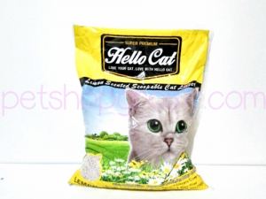 Pasir Kucing Hello Cat Sand Lemon 10 Liter