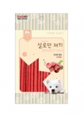SNACK ANJING SALROMAN BEEF JERKY STICK 70GR