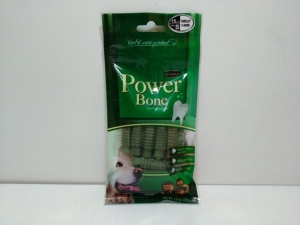 SNACK ANJING POWER BONE BITE SMILE GREEN SMALL 15PCS