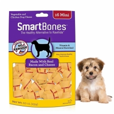 Snack Anjing Smart Bones Bacon Cheese 16 Mini