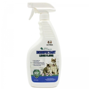 Desinfektant Gatal , Radang , Bakteri , Kuman Ultima Disinfectant Spray Dog & Cat Lemon Flavor 500ml 