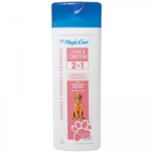 Shampoo Anjing Magic Coat Cleans & Conditions 2 in 1 Shampoo & Condtioner 16oz